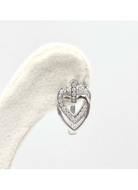 Обеци “Double Heart”